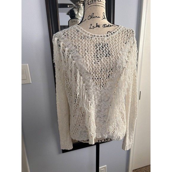 Amuse Society Knitted Sweater Fringe Detailing - Picture 7 of 12